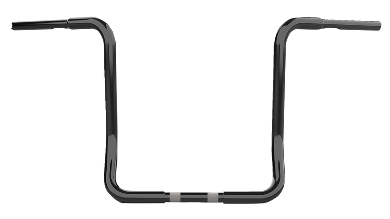 LA CHOPPERS Handlebar - Twin Round - 16" - Black - FLHT '96-'23 - LA-7325-16B