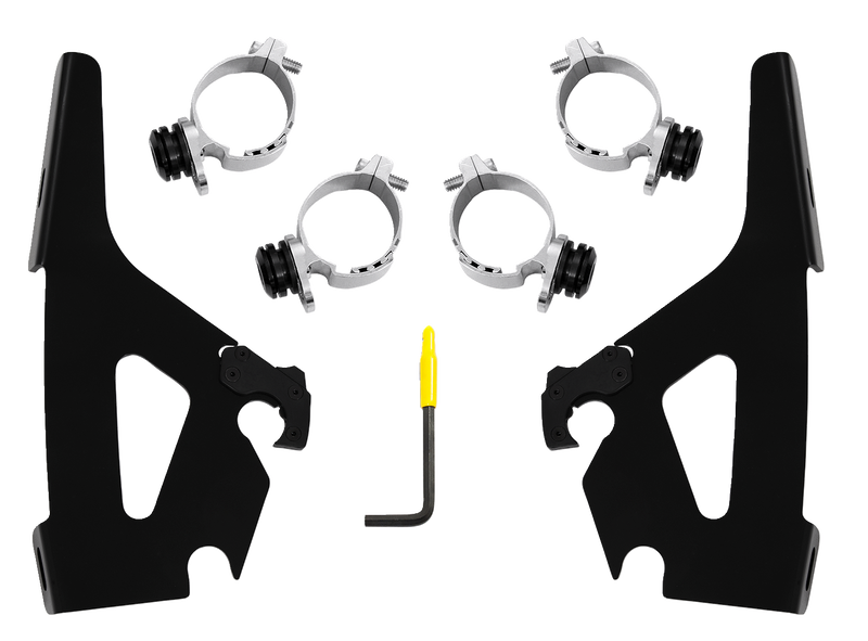 MEMPHIS SHADES Batwing Mounting Kit - Black - Indian Chief 2022-2024 - MEB2075 - PartsOutlet.com.au