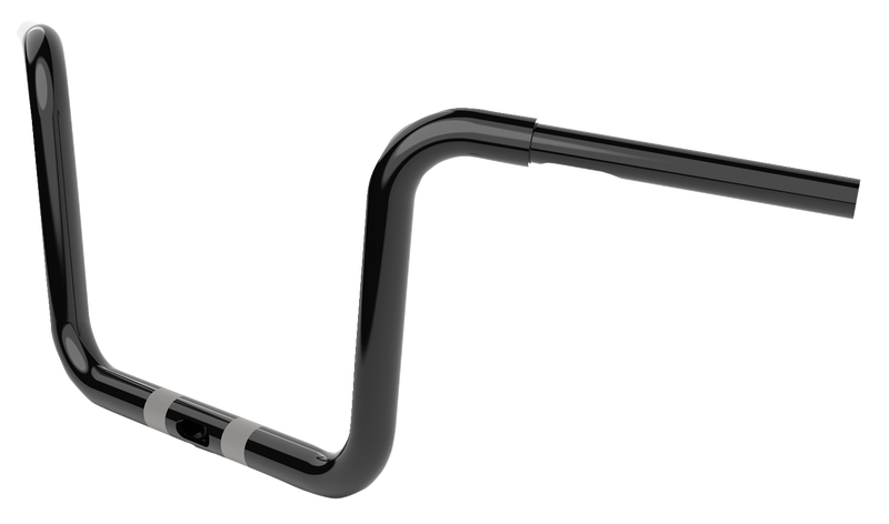 LA CHOPPERS Handlebar - Twin Round - 10" - Black - FLTR '15-'23 - LA-7324-10B