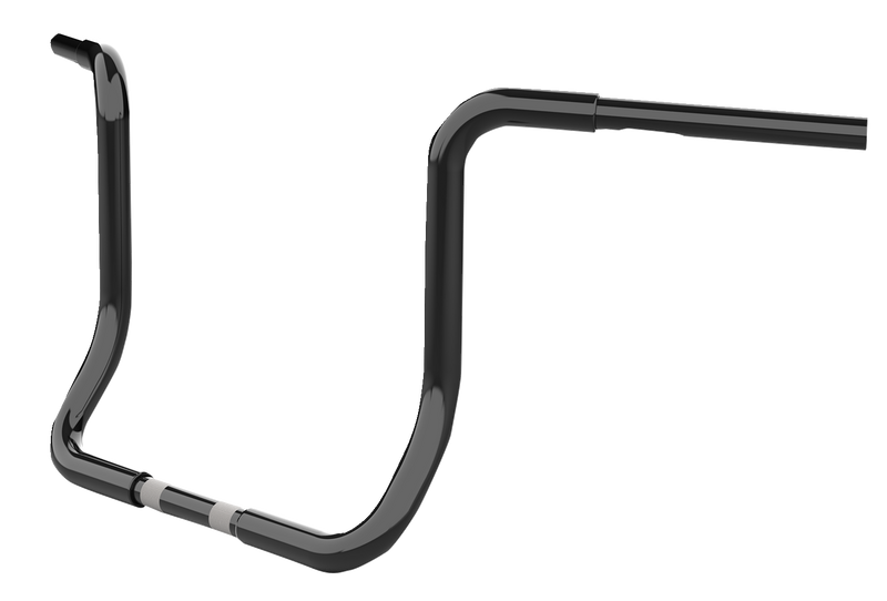 LA CHOPPERS Handlebar - Twin Round - 14" - Black - FLHT '96-'23 - LA-7325-14B