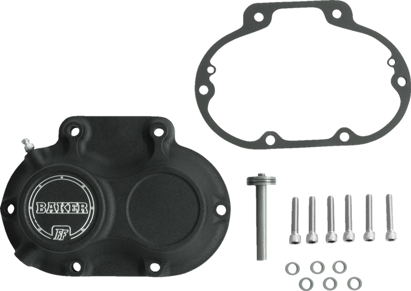 BAKER DRIVETRAIN Transmission Cover - Harley-Davidson '06-'17 - Black DD7-10603-A - PartsOutlet.com.au