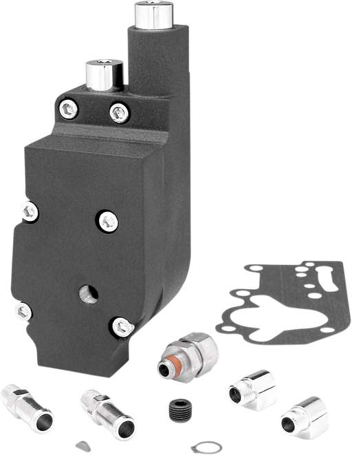 JIMS Flow Pro 1 Billet Oil Pump Bottom Line - Black 1753B