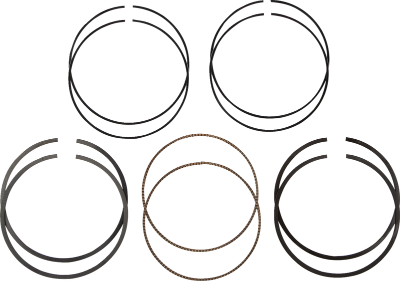HASTINGS Piston Rings - 114" Motor - 4.000" +.010" - M8 2C523225