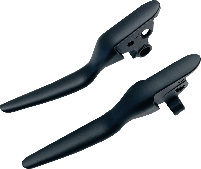DRAG SPECIALTIES Levers - LSR - Black - '08-'13 FL - 053987 - PartsOutlet.com.au