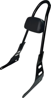 MOTHERWELL One-Piece Sissy Bar - Gloss Black MWL-220-GB.