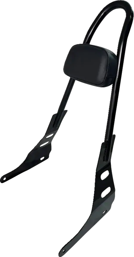 MOTHERWELL One-Piece Sissy Bar - Gloss Black MWL-220-GB.
