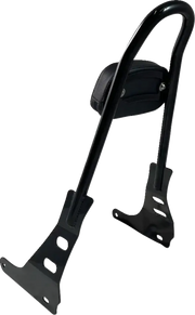 MOTHERWELL One-Piece Sissy Bar - Gloss Black MWL-220-GB.