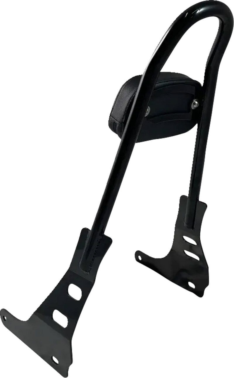 MOTHERWELL One-Piece Sissy Bar - Gloss Black MWL-220-GB.