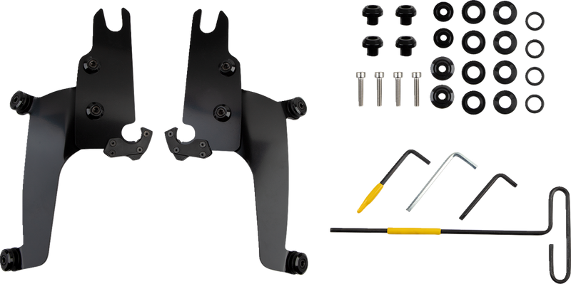 MEMPHIS SHADES Sportshield Mounting Kit - Black - Chief Bobber 2022-2024 - MEB2070 - PartsOutlet.com.au