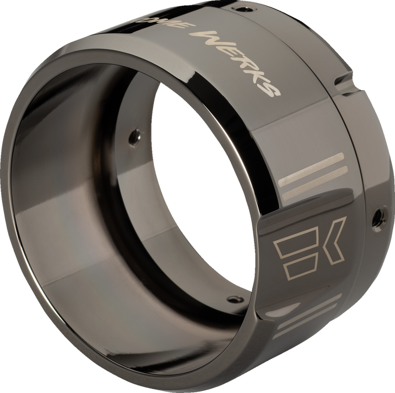 KHROME WERKS 4-1/2" Klassic End Cap - Right Hand - Eclipse - 201759P