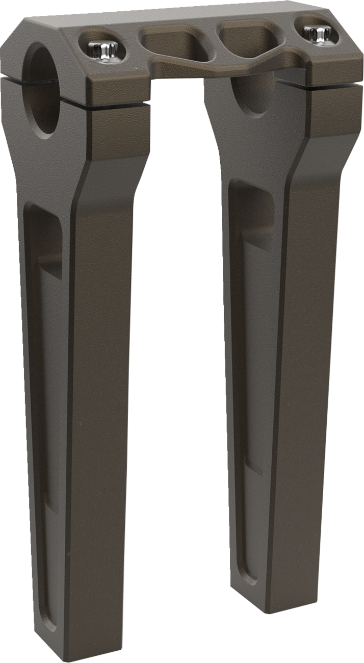 LA CHOPPERS Risers - Straight - 8" x 1-1/4" - Bronze - LA-7480-08Z