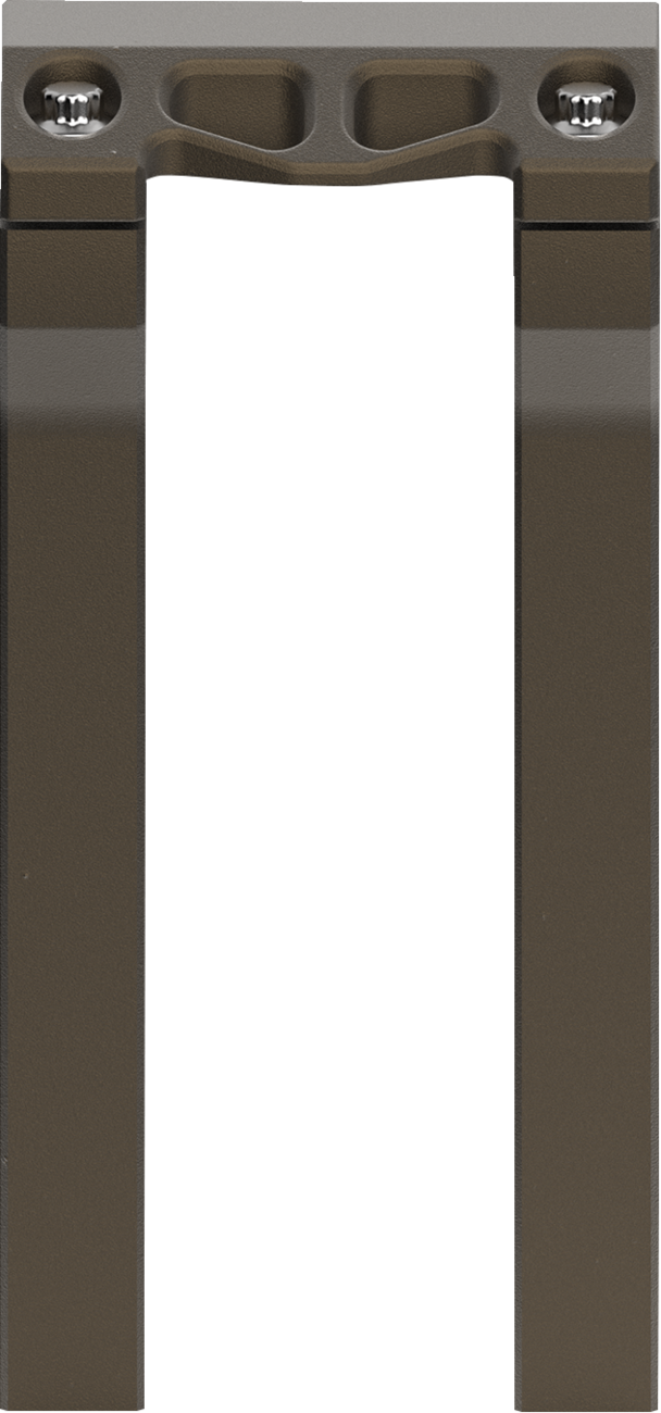 LA CHOPPERS Risers - Straight - 8" x 1-1/4" - Bronze - LA-7480-08Z
