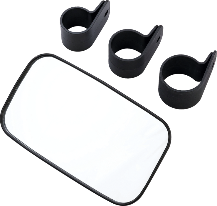 MOOSE UTILITY Mirror - Rear/Side View - Rectangle - Black Q60-6001