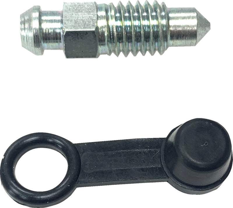 DRAG SPECIALTIES Bleeder Caliper w/ Rubber Cap - 8 mm B17-0725 - PartsOutlet.com.au