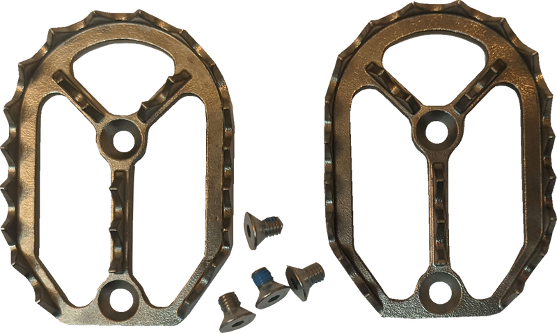 DRAG SPECIALTIES Qualifier Foot Rest - Teeth and Screws P17-6602-T - PartsOutlet.com.au