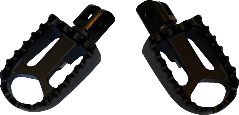 DRAG SPECIALTIES BMX Foot Pegs - Black - Driver - Pan America 2021-2023 - P17-0/6603BFD - PartsOutlet.com.au