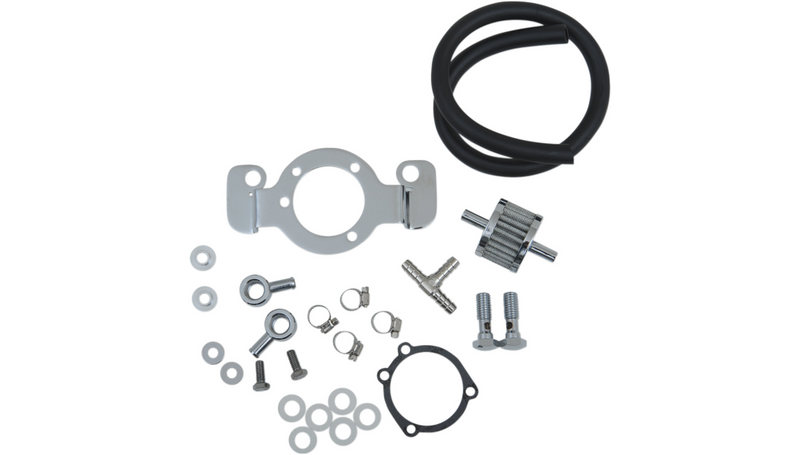 DRAG SPECIALTIES Crankcase Breather Kit - '91-'06 XL 120087-BC514 - PartsOutlet.com.au