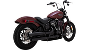 VANCE & HINES Eliminator 300 Slip-On Mufflers - Black - '18-'22 Softail - 46312 - PartsOutlet.com.au