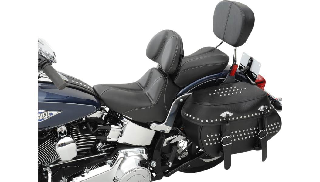 SADDLEMEN Dominator Solo Seat - Softail FLST '06-'17 - 806-15-0042 - PartsOutlet.com.au