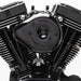 S&S CYCLE Stealth Air Cleaner Kit with Gloss Black Mini Teardrop Cover for 2008-2017 HD® Touring Models and 2016-2017 Softail®Models - 170-0438 - PartsOutlet.com.au