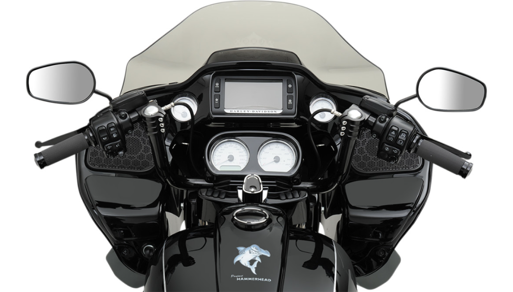 KLOCK WERKS Handlebar - Klip Hanger - 10" - Harley-Davidson '15-'23 Black - KWH-01-0329