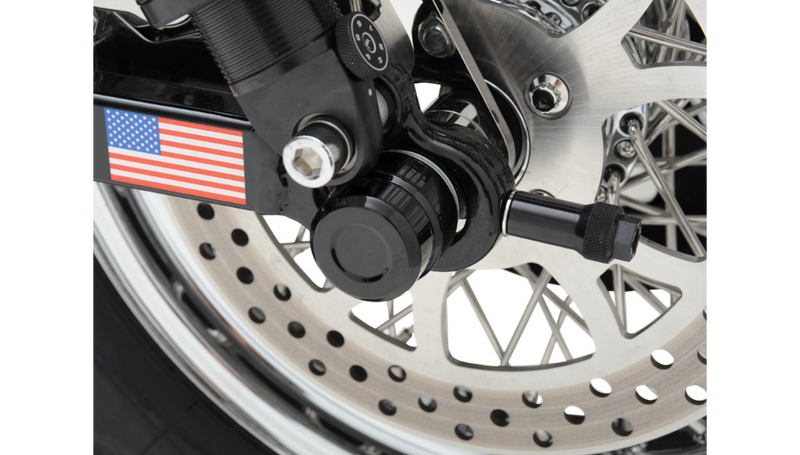DRAG SPECIALTIES Axle Cap - Rear - Sportster 2008-2012 - Black 0214-0833 - PartsOutlet.com.au