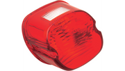 DRAG SPECIALTIES Laydown Taillight Lens - Harley-Davidson 1973- Red 12-0018C-BC446 - PartsOutlet.com.au