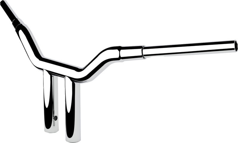LA CHOPPERS Handlebar - One-Piece Kagefighter - 10" x 1-1/2" - Chrome - LA-7343-10