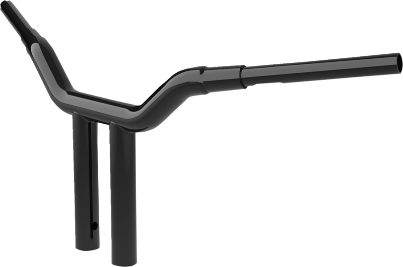 LA CHOPPERS Handlebar - One-Piece Kagefighter - 12" x 1-1/2" - Black - LA-7343-12B