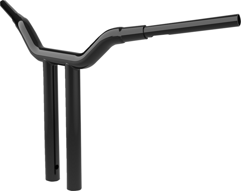 LA CHOPPERS Handlebar - One-Piece Kagefighter - 16" x 1-1/2" - Black - LA-7343-16B
