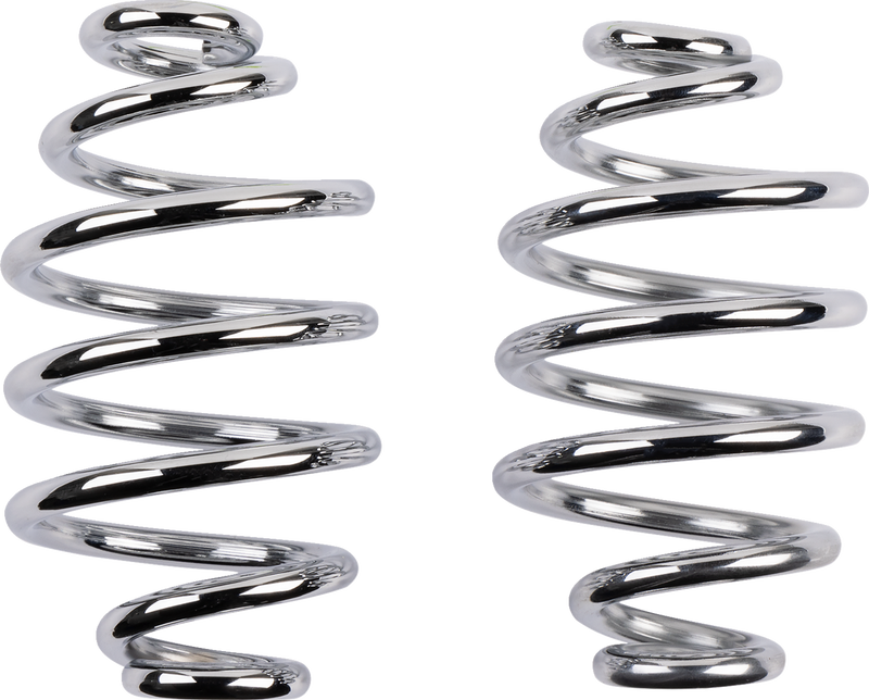 DRAG SPECIALTIES Seat Springs - Chrome - 4" - 63921A