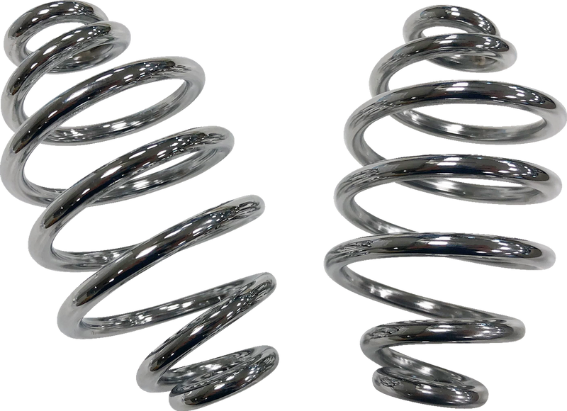 DRAG SPECIALTIES Seat Springs - Chrome - 4" - 63921A