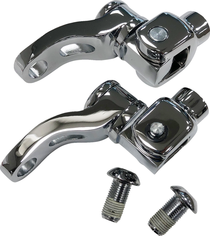 DRAG SPECIALTIES Passenger Peg Mount - Adjustable - Chrome 78561 - PartsOutlet.com.au