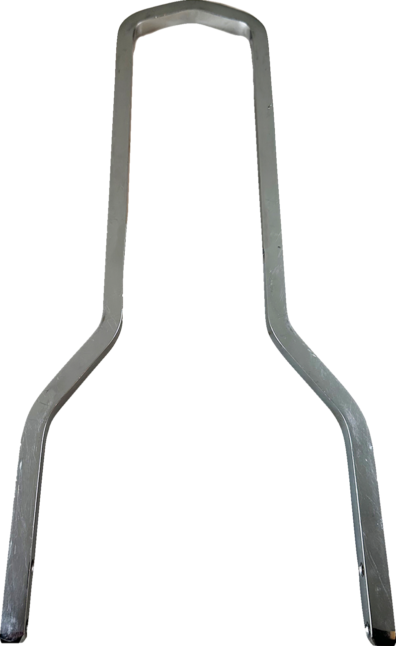 DRAG SPECIALTIES Square Sissy Bar - Chrome - 14.75" H x 8.75" W - Harley-Davidson '99-'24 - X08-0040CT