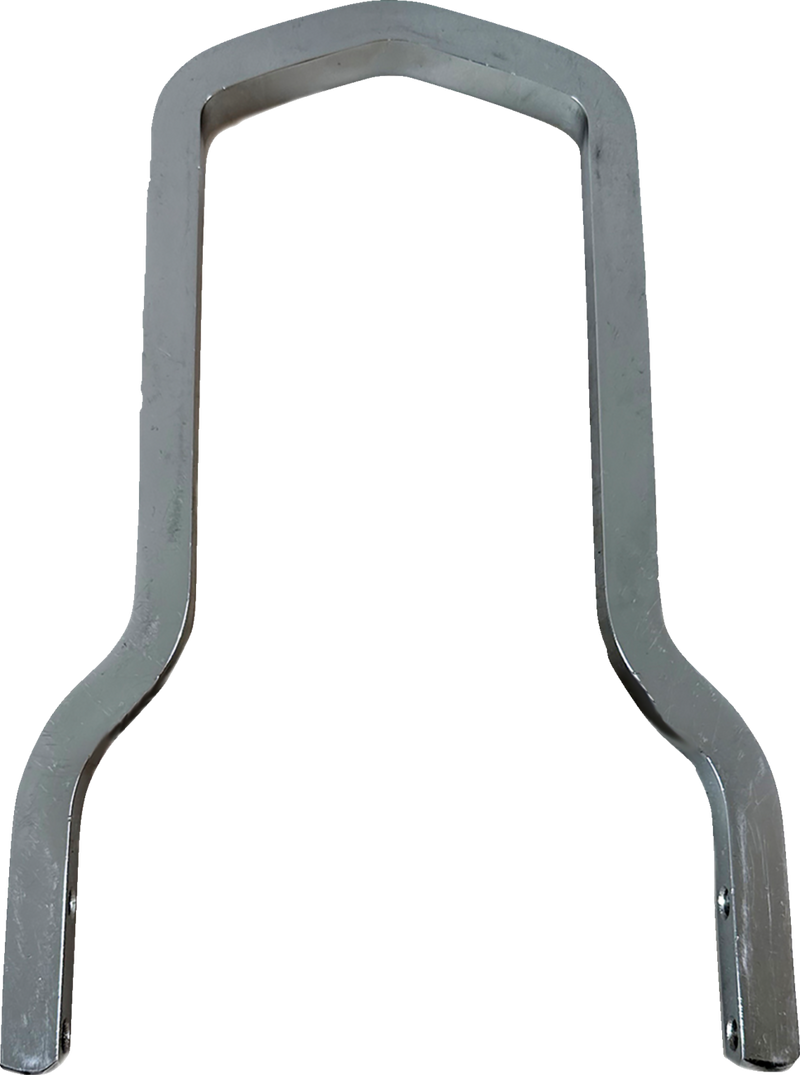 DRAG SPECIALTIES Square Sissy Bar - Chrome - 10" H x 7.5" W - Harley-Davidson '02-'20 - X08-0041CS