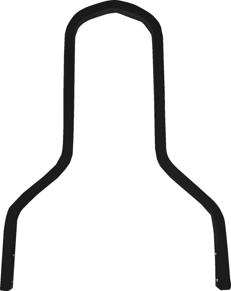 DRAG SPECIALTIES Square Sissy Bar - Short - Black - 11" W - Harley-Davidson '14-'24 - X08-0044GBS