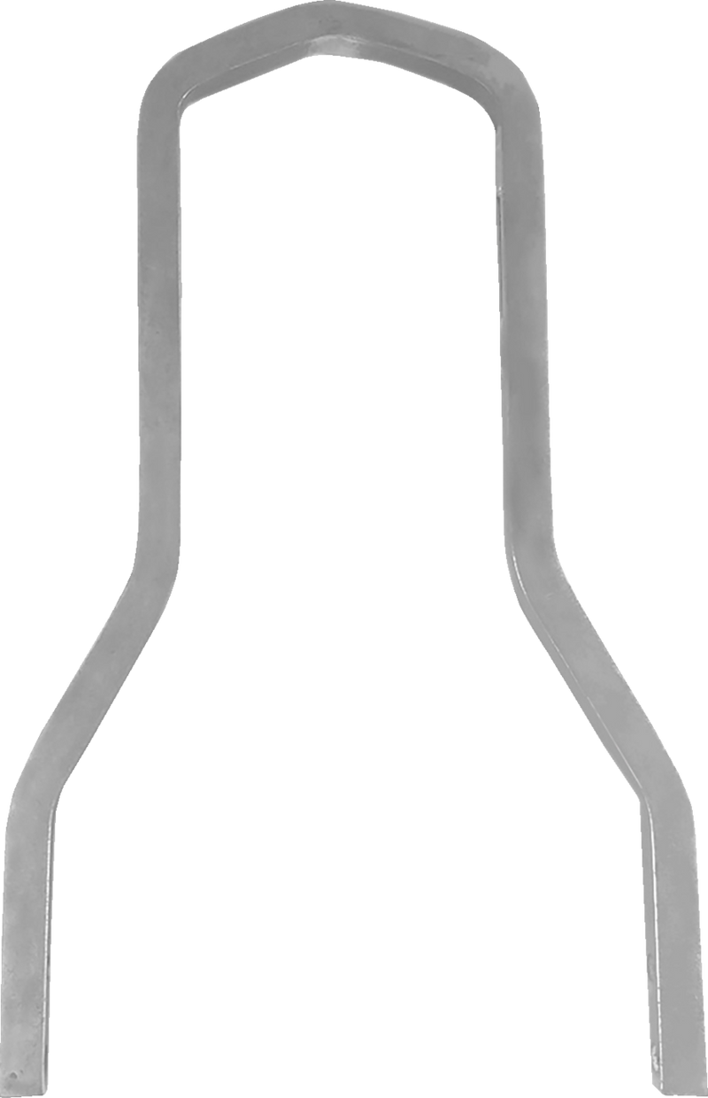 DRAG SPECIALTIES Square Sissy Bar - Chrome - 10.2" H x 8.2" W - XL '94-'03 - X08-0045CS