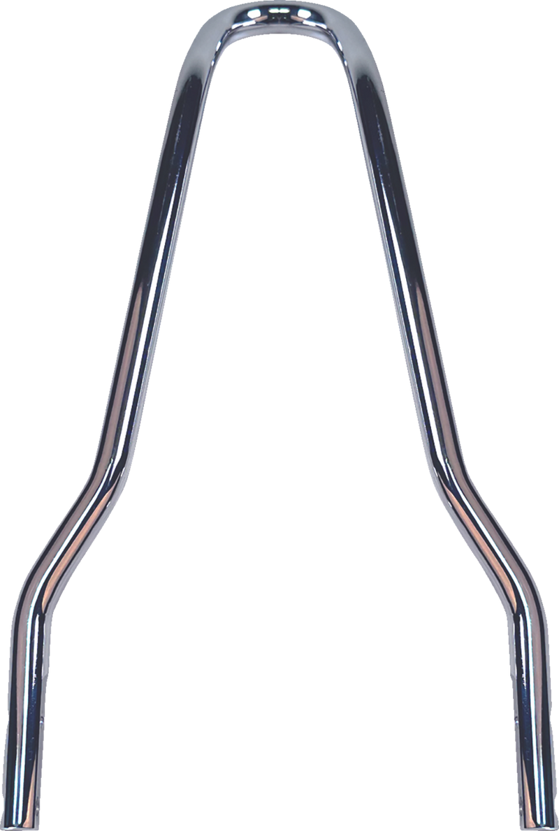 DRAG SPECIALTIES Round Tapered Sissy Bar - Black - 11.49"H x 8.25"W - Sportster XL '79-'85 - X08-0045CR