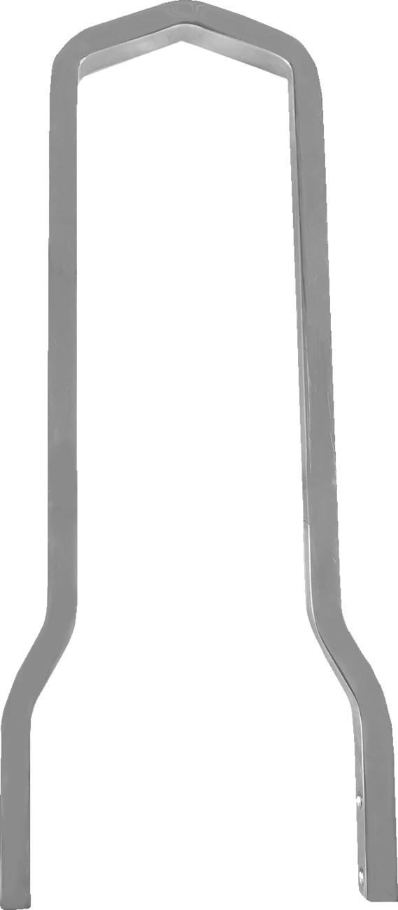 DRAG SPECIALTIES Square Sissy Bar - 12.8" H x 6.69" W - X08-0046CT