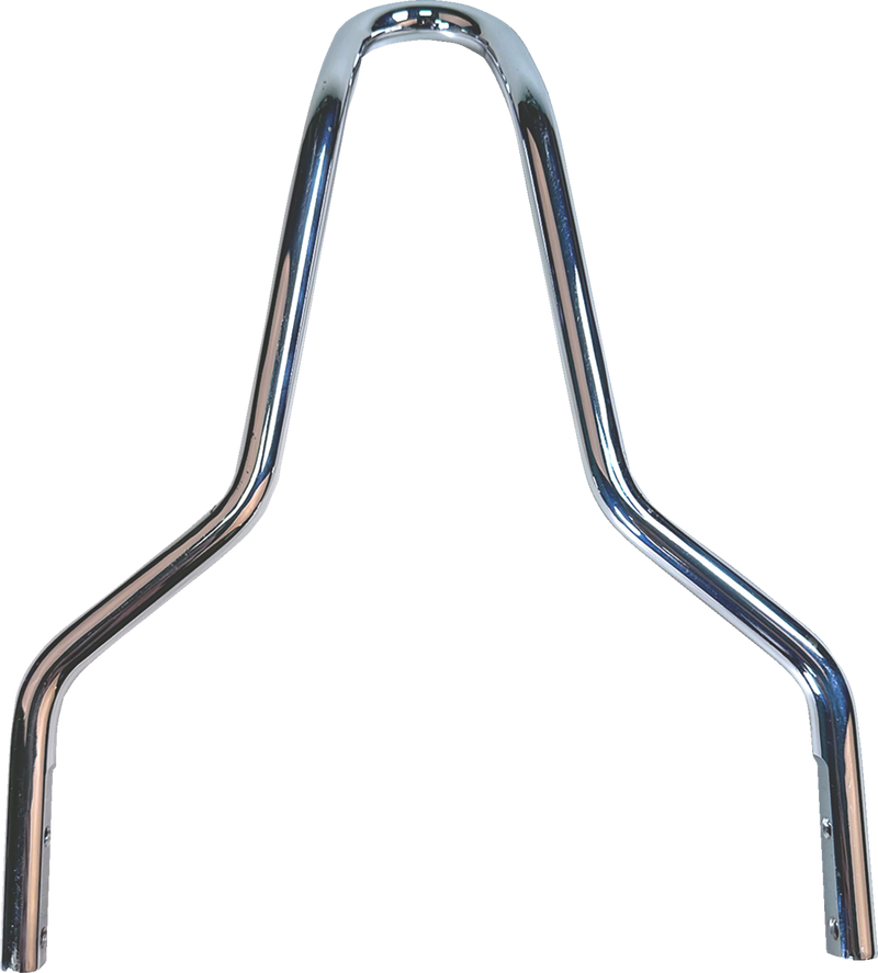 DRAG SPECIALTIES Round Tapered Sissy Bar - Chrome - 11"H x 11"W - Harley-Davidson '06-'24 - X08-0042CR