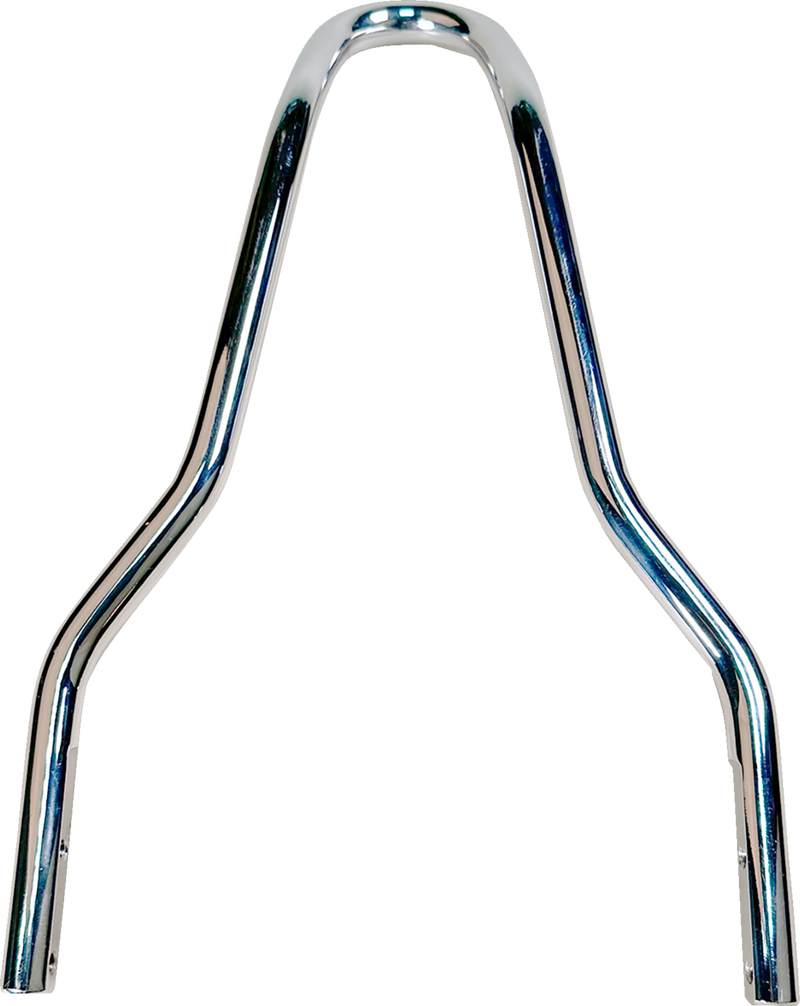 DRAG SPECIALTIES Round Tapered Sissy Bar - Chrome - 10.12"H x 8.75"W - Harley-Davidson '99-'24 - X08-0040CR
