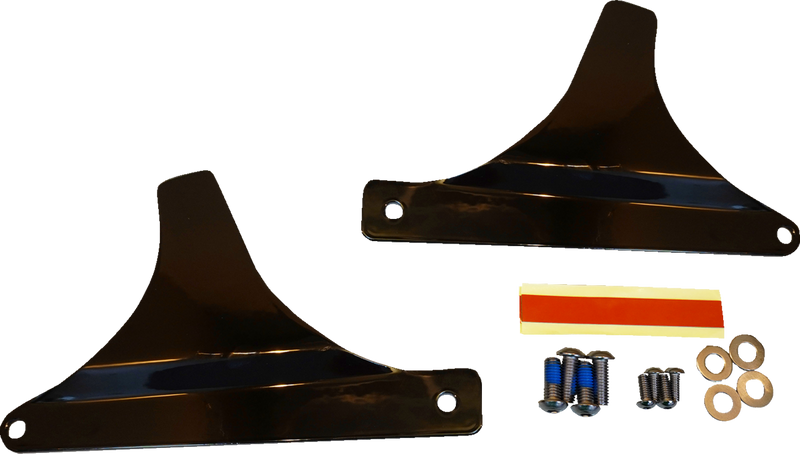 DRAG SPECIALTIES Side Plates - Black X08-0004GB - PartsOutlet.com.au