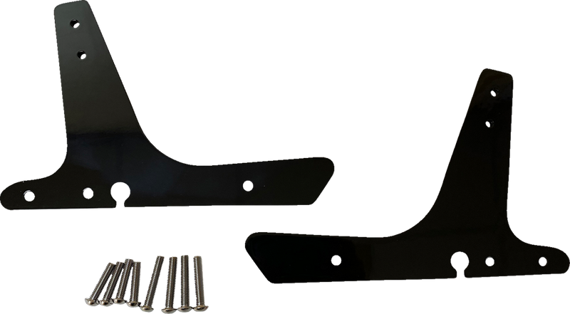 DRAG SPECIALTIES Side Plates - Black X08-0007GB - PartsOutlet.com.au