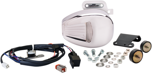 JIMS Forceflow Cylinder Head Cooler Kit - Chrome - M8 Touring '17-'21 - 5469 - PartsOutlet.com.au