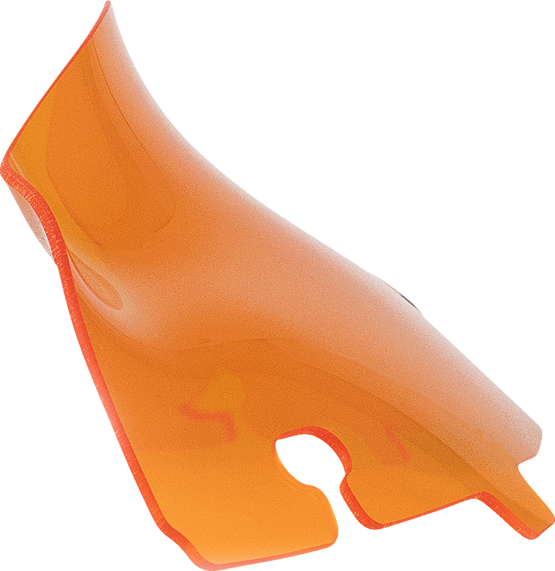 KLOCK WERKS Kolor Flare Sport Windshield - 4" - Orange - FLH '14-'25 - KWW-01-0675