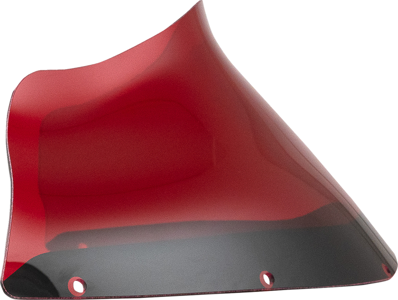 KLOCK WERKS Kolor Flare Windshield - 9" - Red - FXRP - KWW-02-0614