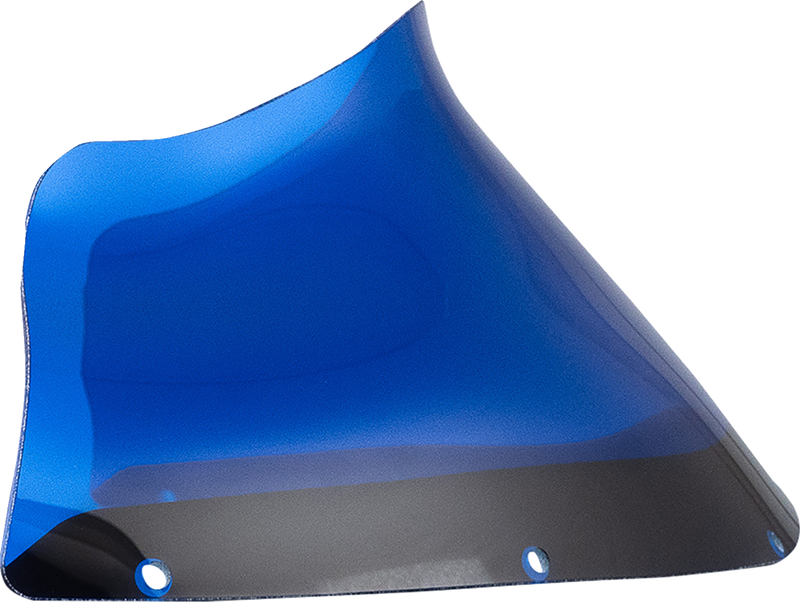 KLOCK WERKS Kolor Flare Windshield - 9" - Blue - FXRP - KWW-02-0615