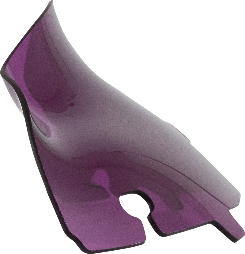 KLOCK WERKS Kolor Flare Sport Windshield - 4" - Purple - FLH '14-'25 - KWW-01-0680