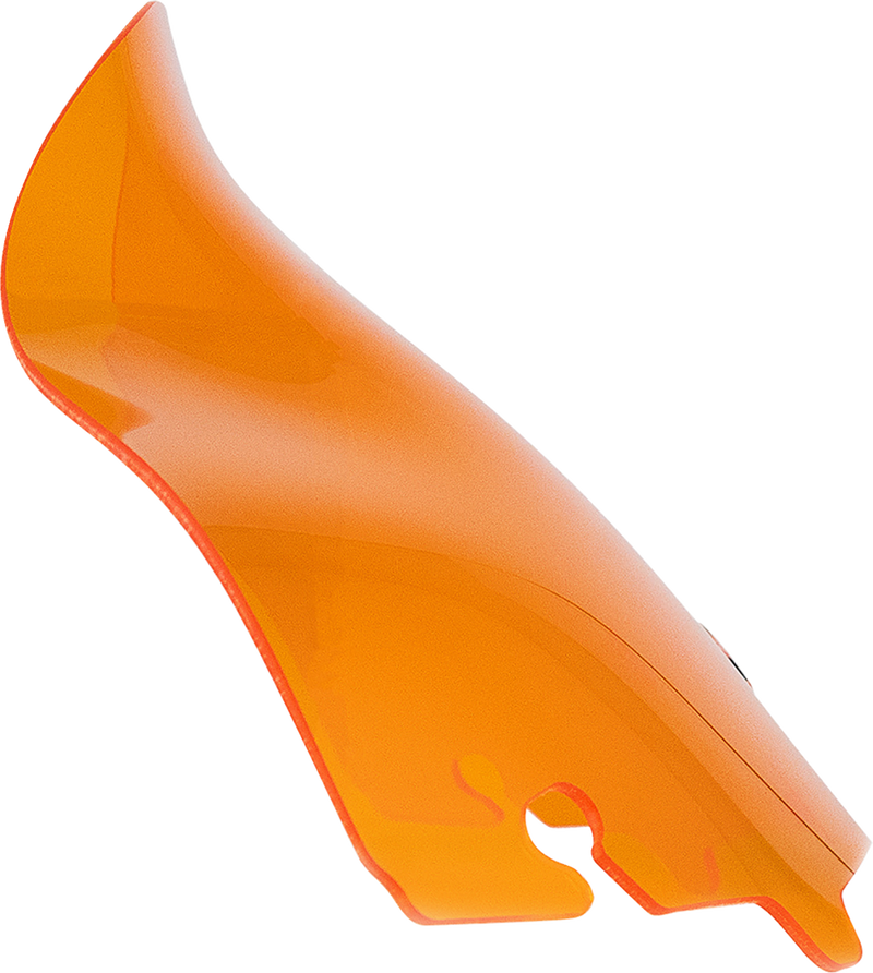 KLOCK WERKS Kolor Flare Sport Windshield - 6-1/2" - Orange - FLH '14-'25 - KWW-01-0682