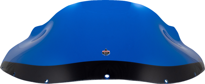 KLOCK WERKS Kolor Flare Windshield - 9" - Blue - FXRP - KWW-02-0615
